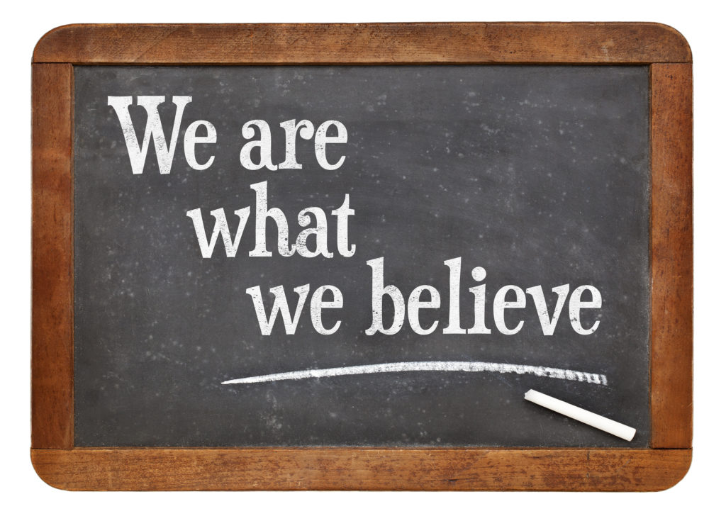 we are what we believe sign