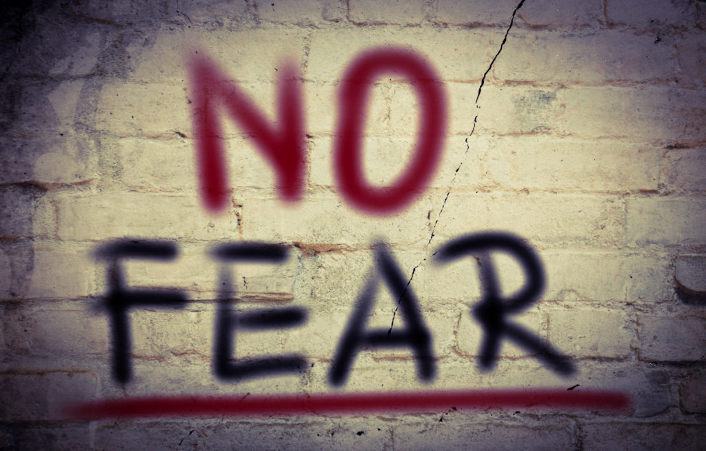 No Fear Sign