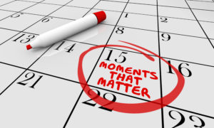 Moments That Matter Calendar Day Circled 3d Illustration